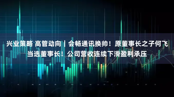 兴业策略 高管动向｜会畅通讯换帅！原董事长之子何飞当选董事长！公司营收连续下滑盈利承压
